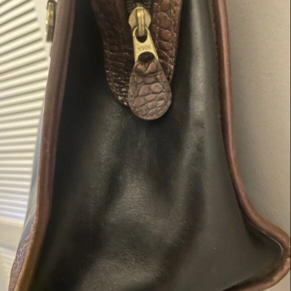 Vintage Brahmin Tuscan Collection Satchel GUC - Picture 8 of 12